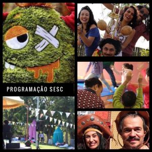 screenshot: Programação dos SESCs