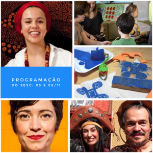 screenshot: Programação do Sesc: 05 e 06 de novembro