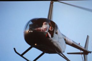 screenshot: Papai Noel chega de helicóptero no Cantareira Norte Shopping neste sábado