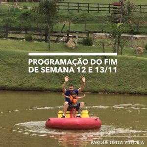 screenshot: Programação do Fim de Semana – 12 e 13/11