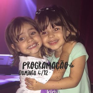 screenshot: Programação do Domingo, 04/12