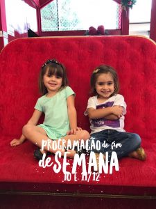 screenshot: Programação do fim de semana – 10 e 11/12