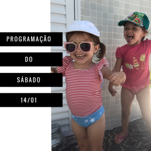 screenshot: Programação do Sábado (14/01)