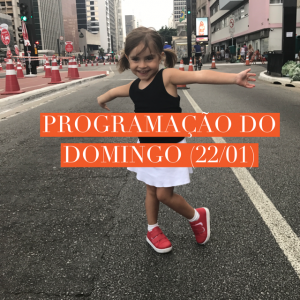 screenshot: Programação do Domingo (22/01)