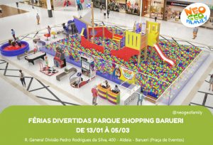 screenshot: Férias divertidas no Parque Shopping Barueri