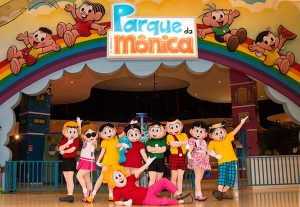 screenshot: Férias com diversão é no Parque da Mônica
