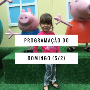 screenshot: Programação do Domingo (05/02)