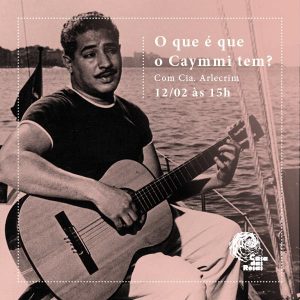 screenshot: Contação de histórias e brincadeiras sobre Caimmy na Casa das Rosas