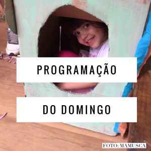 screenshot: Programação do Domingo (26/2)