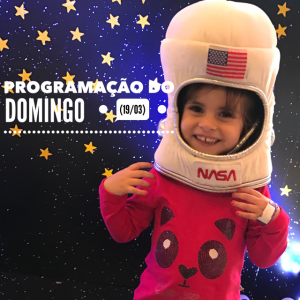 screenshot: Programação do domingo (19/3)
