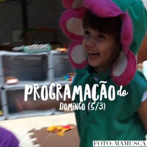 screenshot: Programação do Domingo (05/03)