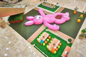 screenshot: Gratuito e só até amanhã! Coelho gigante e oficina de brigadeiro no Shopping Eldorado