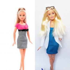 screenshot: Exposição de bonecas Barbie e Susi no Central Plaza Shopping