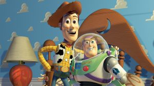 screenshot: Amigo estou aqui, do Incrível mundo de Toy Story, no Teatro UMC