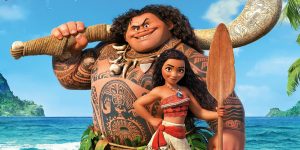 screenshot: Bela, Fera, Moana e Maui fazem show para crianças na PlaySpace