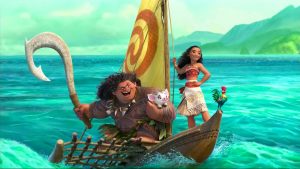 screenshot: Crianças se sentem no mar de Moana em espetáculo da Faz Assim Produções