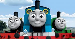 screenshot: Crianças conduzem trem na loja da Ri Happy do Shopping Cidade São Paulo