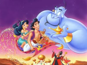 screenshot: Revelado o elenco de Aladdin com Will Smith como Gênio da Lâmpada