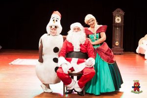screenshot: Natal de Anna, Elsa e Olaf no Teatro Extra Itaim e com desconto no Passeios Kids