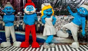 screenshot: Os Smurfs no teatro com desconto no Passeios Kids