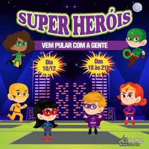 screenshot: Jump Mania promove festa à fantasia com o tema Super Heróis