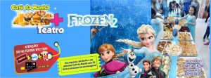 screenshot: FROZEN: Sábado é dia de Café Da Manhã com Anna e Elsa no Teatro