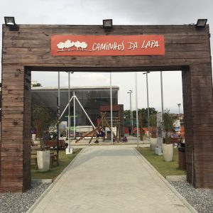 screenshot: Diversão para famílias em mega construção na Praça Caminhos da Lapa