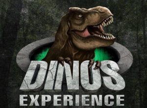 screenshot: Dinos Experience: dinossauros gigantes voltam a São Paulo. Dessa vez no Teatro das Artes, no Shopping Eldorado
