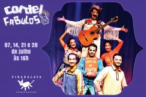 screenshot: Espetáculo Infantil Cordel Fabuloso no Festival de Férias do Teatro Viradalata e desconto no Passeios Kids