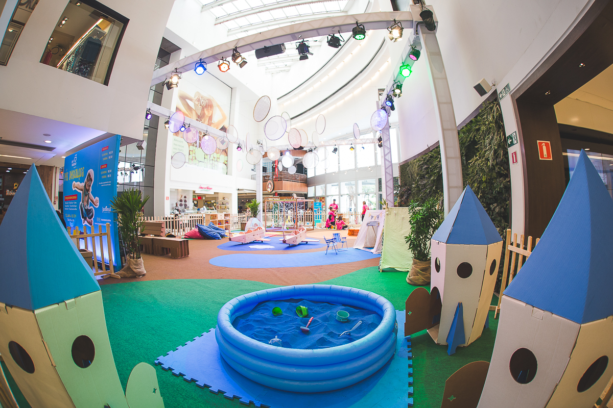 Férias no Shopping Jardim Sul, no Morumbi, tem Quintal de Brincadeiras