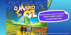 screenshot: Desconto no espetáculo “O Mágico de Oz”, no Teatro BTC