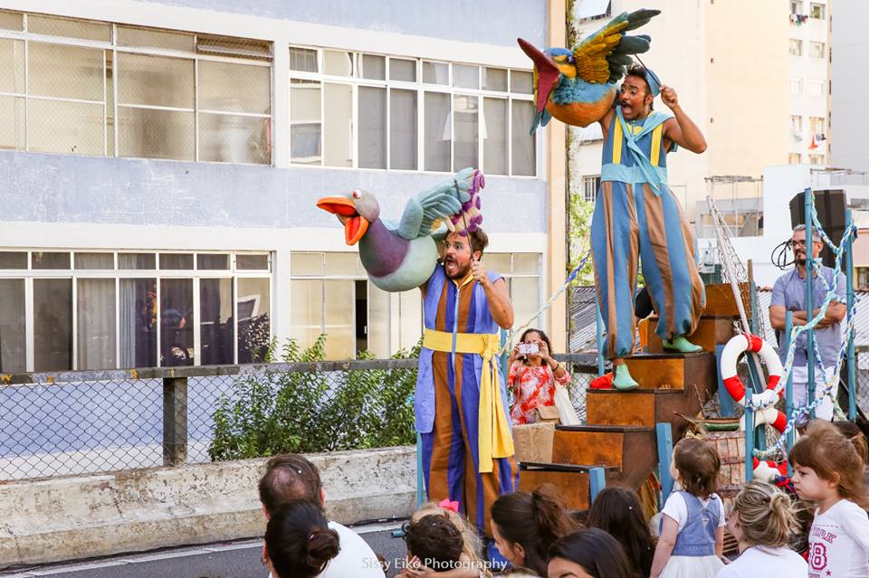 Grupo Esparrama leva atrações infantis em parque de Santo André