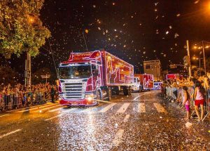 screenshot: Chega à São Paulo a tradicional Caravana Iluminada de Natal da Coca-Cola
