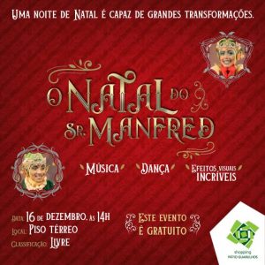 screenshot: Natal do Shopping Pátio Guarulhos promove peça “O Natal do Sr. Manfred”