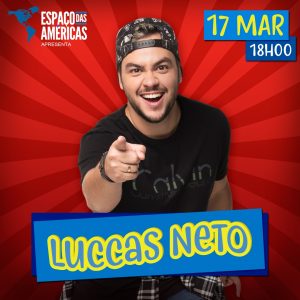 screenshot: Luccas Neto volta ao Espaço das Américas com espetáculo “NETOLAND”