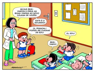 screenshot: Turma da Mônica lança a primeira história com personagem portador de doença rara infantil