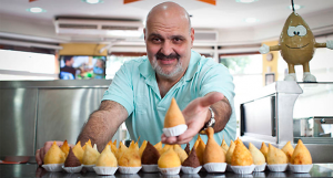 screenshot: Rodízio de coxinha em São Paulo oferece mais de 10 sabores do salgado por R$ 49,90. Crianças pagam metade!
