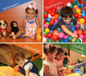 screenshot: Veterinário, construtor e muito mais! No circuito “Profissões Kids”, do Central Plaza Shopping, as crianças escolhem qual profissão querem seguir