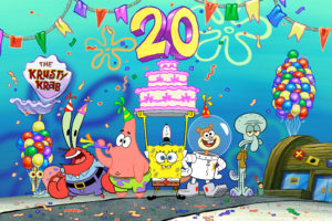 screenshot: Viagem nas férias: Bob Esponja comemora aniversário de 20 anos no Beach Park