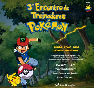 screenshot: 3º Encontro de Treinadores Pokémon chega ao SuperShopping Osasco com entrada gratuita e diversas atividades!