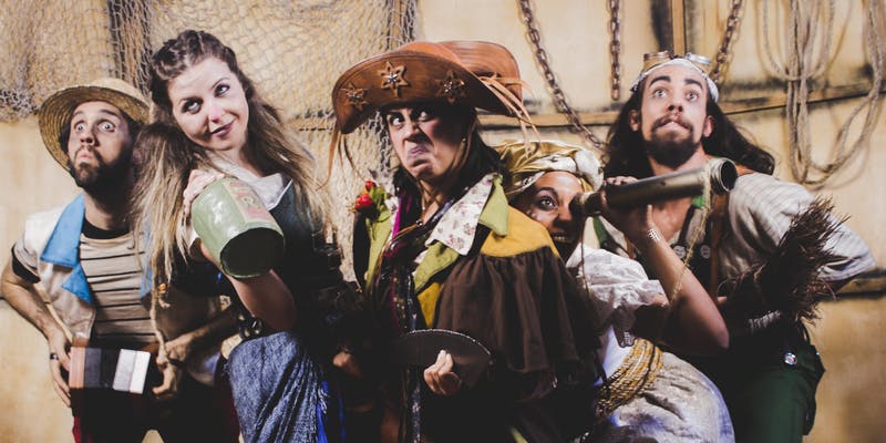 Espetáculo infantil “Vida de Pirata” convida a criançada para embarcar num mundo de aventuras no Teatro Viradalata; e com desconto!