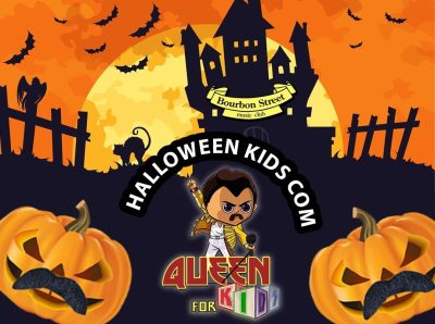screenshot: Tem Halloween Kids no Bourbon Street com Queen For Kids com desconto