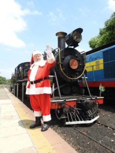 screenshot: Expresso Noel 2022: crianças vivem a magia do Natal em passeio de trem com Papai Noel