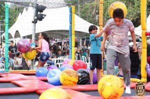screenshot: Festival do Morango e Chocolate no Parque Ibirapuera com área kids