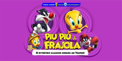 screenshot: 50% de DESCONTO! Espetáculo infantil “Piu Piu e Frajola” estreia no Teatro BTC