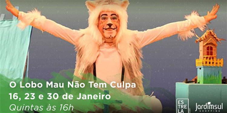 Sobre prevenção contra o bullying, infantil "O Lobo Mau Não Tem Culpa" desembarca no Teatro Jardim Sul