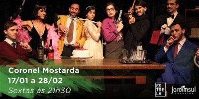 screenshot: Teatro e improviso! “Coronel Mostarda com a Chave Inglesa Na Cozinha” diverte toda a família no Teatro Jardim Sul