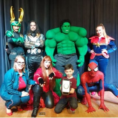 screenshot: IMPERDÍVEL! Crianças têm encontro com super-heróis no Carnaval no espetáculo “Novos Vingadores Unidos em Ação” no Teatro BTC