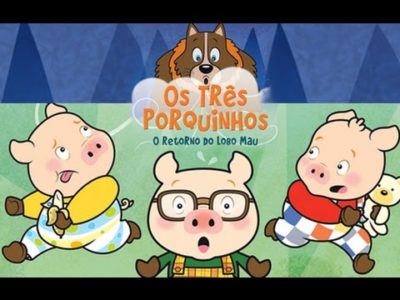 screenshot: Teatro Dr. Botica apresenta: Os Três Porquinhos, O retorno do lobo mau