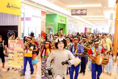 screenshot: Carnaval do Golden Square Shopping, em São Bernardo do Campo, traz atrações para toda a família